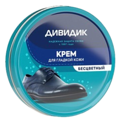 Крем для обуви «Дивидик» бесцветный