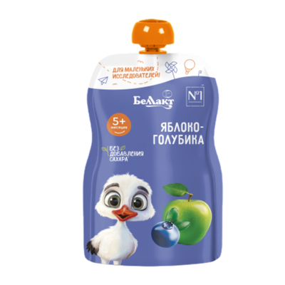  Пюре «Беллакт» яблоко-голубика с 5 месяцев