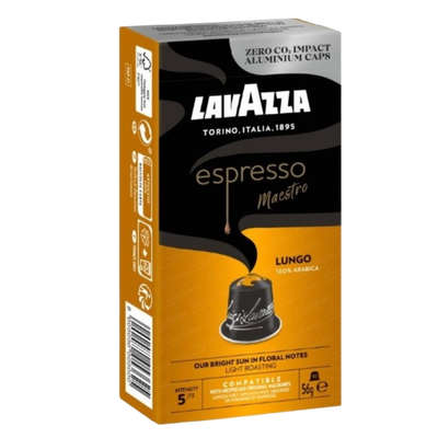 Кофе натуральный «LavAzza espresso Maestro Lungo» светлообжаренный в капсулах