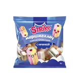 Жевательный зефир «Strike» черника и дыня с джемовой начинкой маршмеллоу