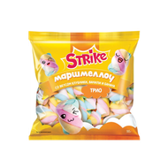 Жевательный зефир «Strike» трио со вкусом клубники, ванили, банана  маршмеллоу - Мир Продуктов №3