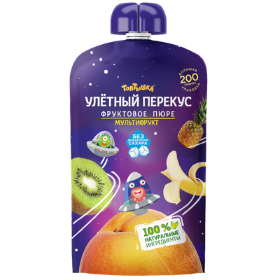 Пюре «Топтышка» мультифрукт