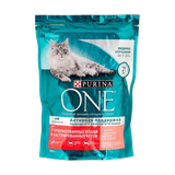 Корм для кошек и котов «Purina One» с лососем и пшеницей