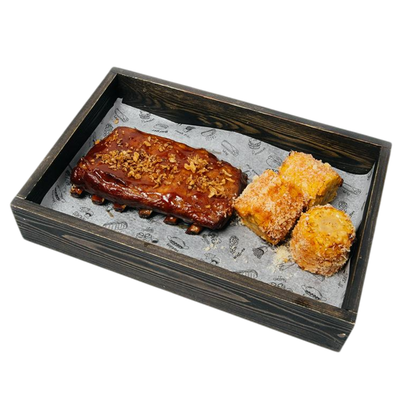 Свиные ребрышки BBQ с кукурузой