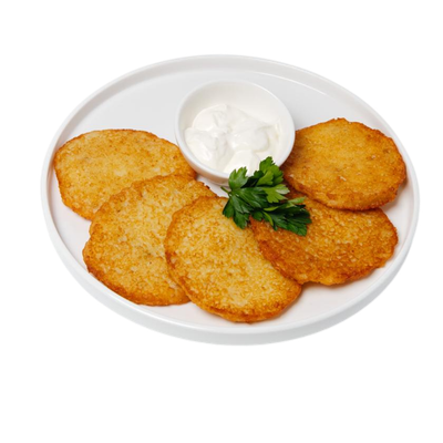 Драники со сметаной