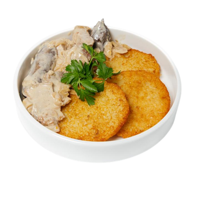 Драники с мочанкой