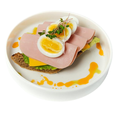 Тост с ветчиной