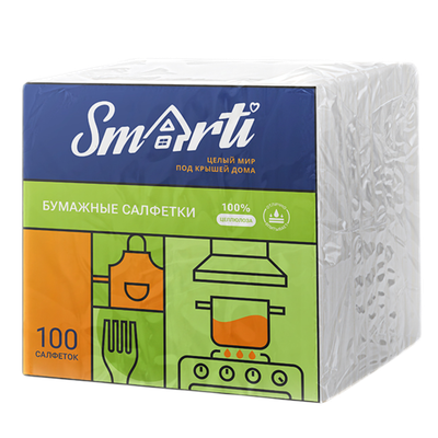 Салфетки бумажные «Smarti» 100шт