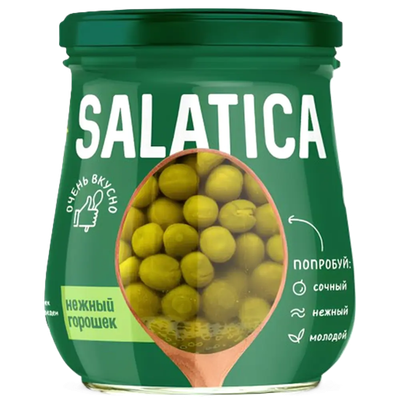 Горошек зеленый «Salatica» нежный