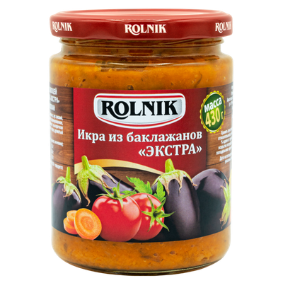 Икра из баклажанов «Rolnik» экстра