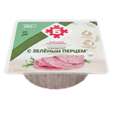 Сервелат «С зеленым перцем» слайсерная нарезка