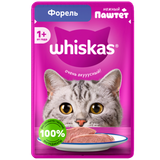 Корм для кошек «Whiskas» паштет из форели