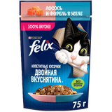 Корм для кошек «Felix» лосось-форель в желе