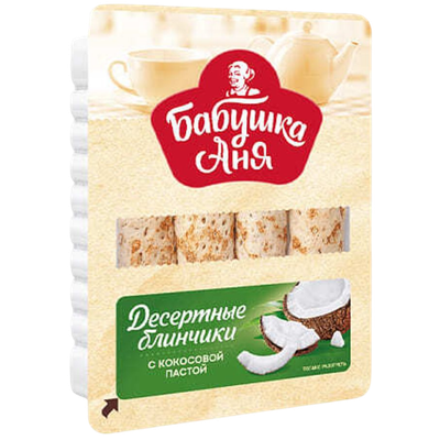 Блинчики «Бабушка Аня» с кокосовой пастой