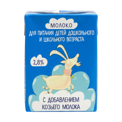 Молоко «Бабушкина крынка» с добавлением козьего молока 2,8%