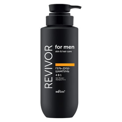 Гель-душ-шампунь «Revivor for Men.Skin & Hair Care» 4 в 1