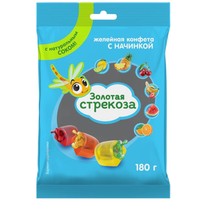 Конфеты желейные «Золотая стекоза» ассорти