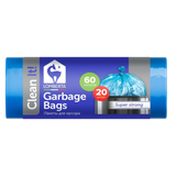 Пакеты для мусора «Clean It!» 60л/20шт