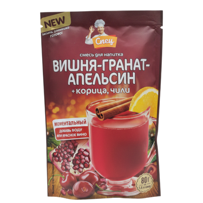 Смесь для напитка «Спец» вишня-гранат-апельсин + корица, чили