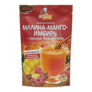 Смесь для напитка «Спец» малина-манго-имбирь +корица, бадьян, мед - Мир Продуктов №4