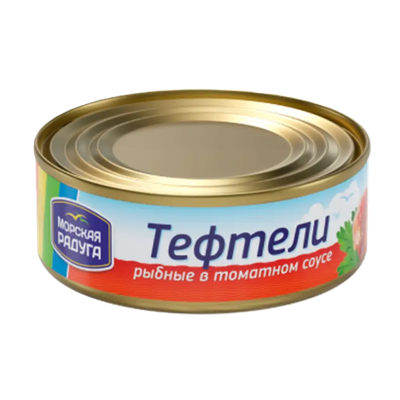Тефтели рыбные «Морская радуга» в томатном соусе