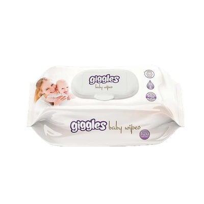 Влажные салфетки «Giggles» для детей 120шт