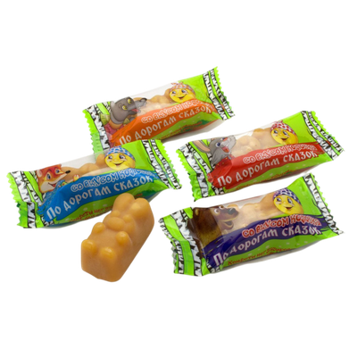 Конфеты неглазированные «По дорогам сказок со вкусом колобка»