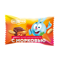 Конфеты глазированные «Смешарики» арахис и мягкая карамель с морковью - Мир Продуктов №4