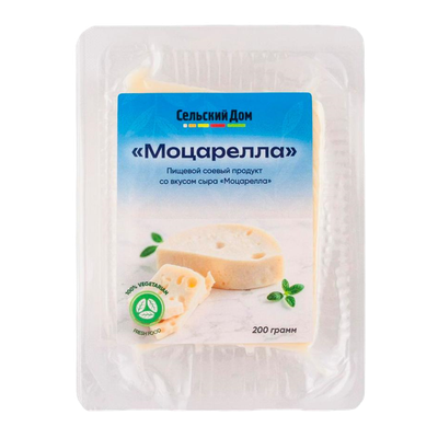Продукт соевый «Сельский дом» вкус сыра моцарелла