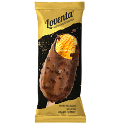 Мороженое сливочное «Loventa» манго-апельсин
