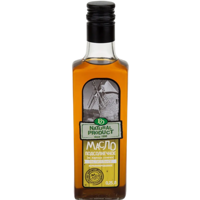 Масло подсолнечное нерафинированное «Natural product»