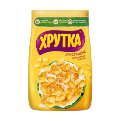 Хлопья кукурузные «Хрутка» обогащенные кальцием