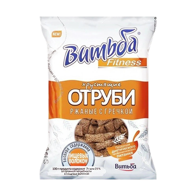 Отруби ржаные «Витьба» с гречкой 