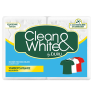 Мыло хозяйственное «Clean&White» универсальное против пятен - Мир Продуктов №3
