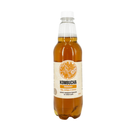  Напиток " KOMBUCHA-IMMUNO" c имбирем, мёдом и соком плодов лимона