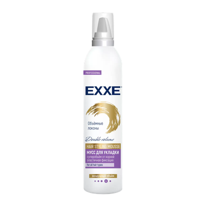 Мусс для укладки волос «Exxe» объемные локоны