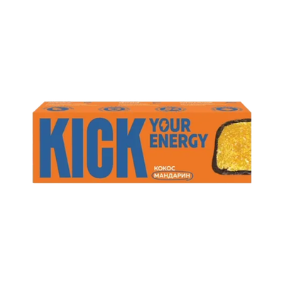 Кокосовый батончик с мандарином «Kick»