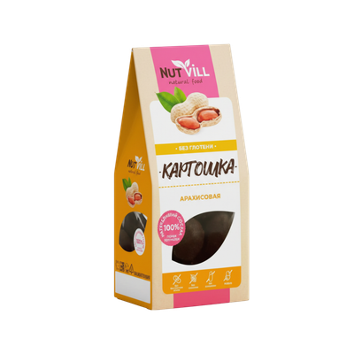 Печенье «Картошка» арахисовая NutVill