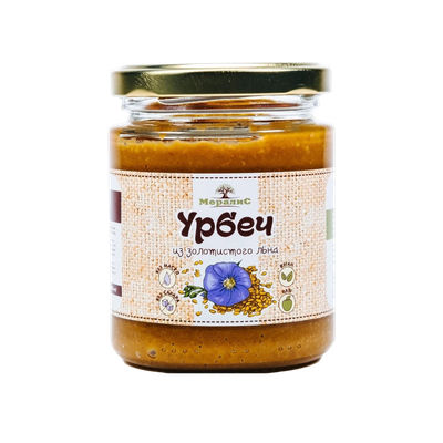 Урбеч из золотистого льна «Мералис»
