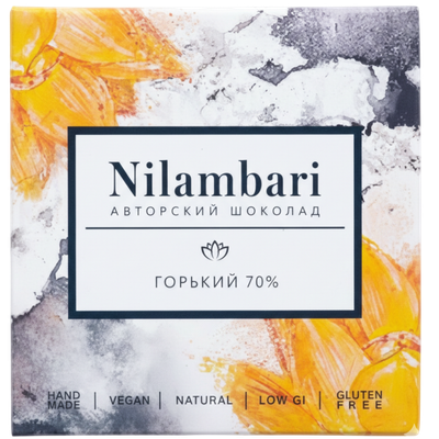 Шоколад «Nilambari» горький 70% 