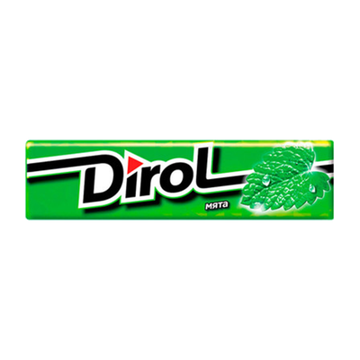 Жевательная резинка «Dirol» со вкусом мяты