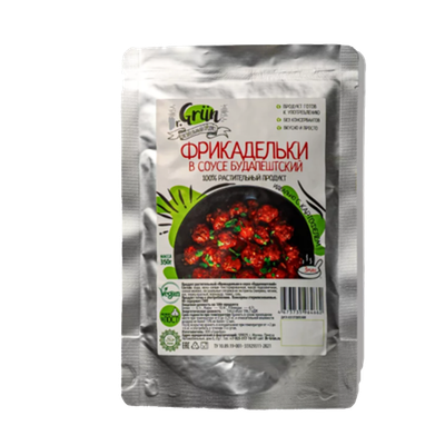 Продукт растительный Фрикадельки  в соусе «Будапештский»  «Dr. Grün»