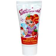 Зубная паста детская «Дюймовочка» клубника со сливками - Мир Продуктов №3