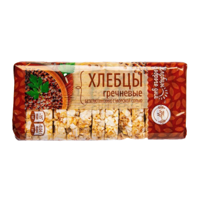 Хлебцы Гречневые с морской солью БЕЗ ГЛЮТЕНА