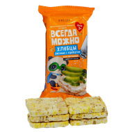 Хлебцы «Всегда можно» детям рисовые безглютеновые с кунжутом и морской солью  - Vegetus на Кальварийской