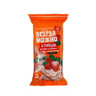 Хлебцы  «Всегда можно» детям сладкие безглютеновые Со вкусом малины и клубники - Vegetus на Кальварийской