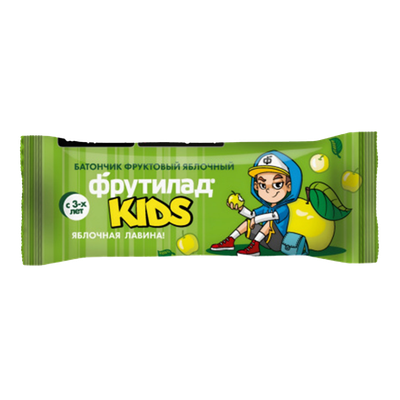 Фруктовый батончик яблочный «Фрутилад KIDS» яблочная лавина