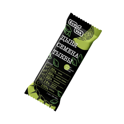 Орехово-фруктовый батончик «ECOVEK» дыня/семена тыквы