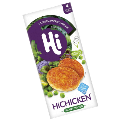 Котлеты растительные замороженные  со вкусом курицы «Hichiken»