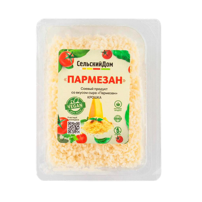 Соевый продукт со вкусом сыра «Пармезан» крошка